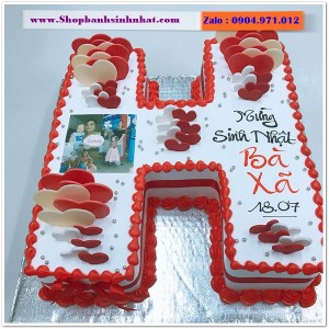 Bánh Sinh Nhật Chữ Cái & Số - RP41